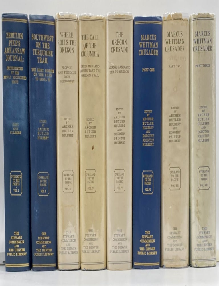 Item #10030 Overland to the Pacific: A Narrative-Documentary History of the Great. Archer Butler...