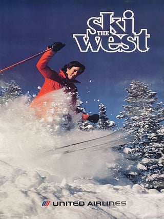 Item #10197 Ski the West: United Air Lines. United Air Lines, Winter Sports