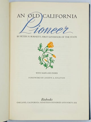 An Old California Pioneer