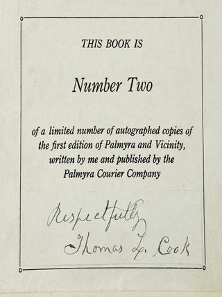 Palmyra and Vicinity