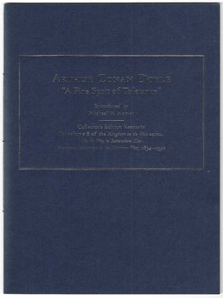 Item #10589 Arthur Conan Doyle 'A Fine Spirit of Tolerance'. Michael W. Homer