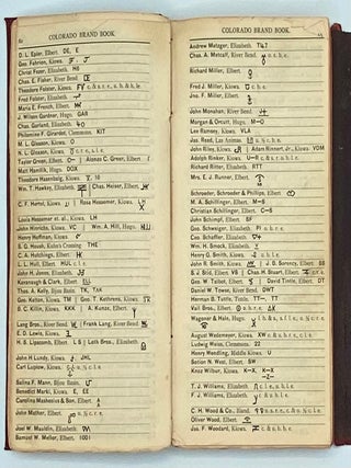 Colorado Brand Book and Stockgrowers and Breeders Ready Reference with Index of Brands and Index of Owners, Containing all Stock Brands on Record in the Office of the Secretary of State