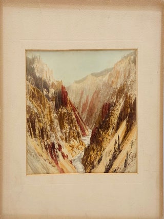 Water Color Photographs Colored from Nature. Yellowstone National Park. The Complete Set in Portfolio