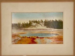 Water Color Photographs Colored from Nature. Yellowstone National Park. The Complete Set in Portfolio