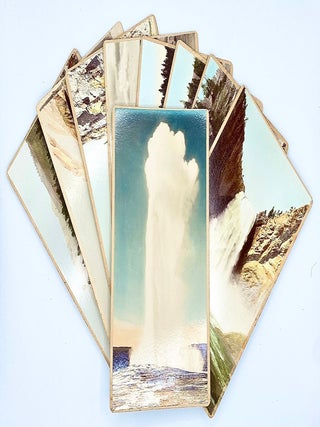 Item #10669 Water Color Photographs (Hand Painted) Yellowstone National Park. Frank Jay Haynes