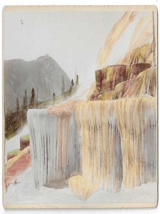 Water Color Photographs (Hand Painted) Yellowstone National Park.