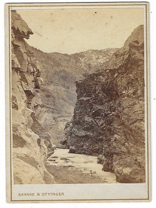 Item #10774 'Devil's Gate - Weber Canon'. C. R Savage, Charles Roscoe