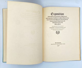 Exposition: Addressed to the Chamber of Deputies of the Congress of the Union by Senor Don Carlos Antonio Carrillo, Deputy for Alta California Concerning the Regulation and Administration of the Pious Fund