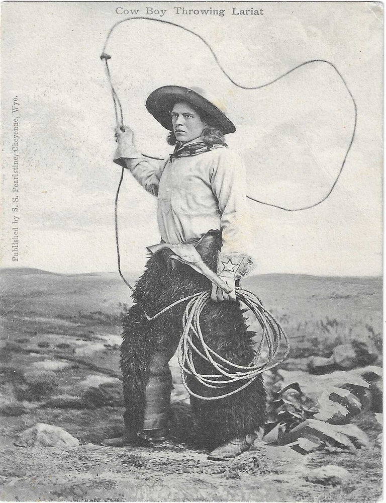 Item #10856 Charles 'Charlie' Edward Morris Post Card Collection of Cowboys, Cowgirls, and Native Americans. Charles E. Morris.