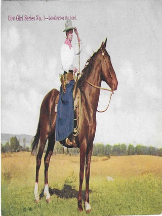 Charles 'Charlie' Edward Morris Post Card Collection of Cowboys, Cowgirls, and Native Americans
