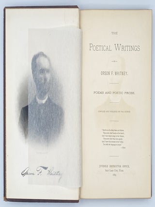 Poetical Writings of Orson F. Whitney. Poems and Poetic Prose