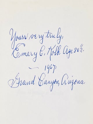 Item #10950 Through the Grand Canyon from Wyoming to Mexico. Ellsworth L. Kolb