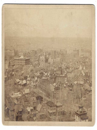 Item #10976 Panorama of Denver. William Henry Jackson