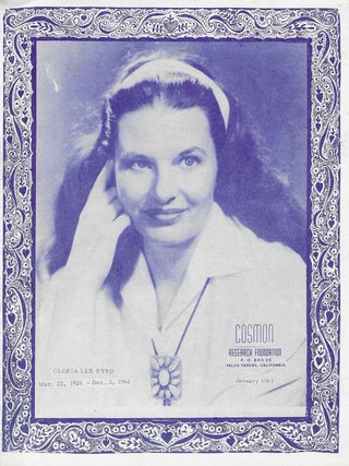 Item #11009 Cosmon Research Foundation Newsletter. Gloria Lee Holland Byrd, Barbara Steele