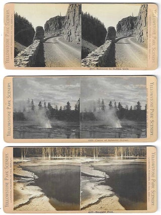 Item #11072 12 Yellowstone Stereoviews. F. Jay Haynes
