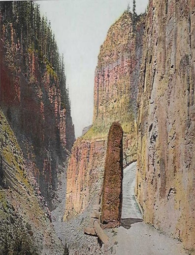 Item #11079 Golden Gate Yellowstone National Park. F. Jay Haynes.