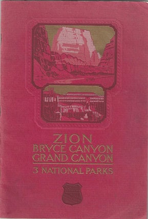 Item #1235 Zion - Grand Canyon - Bryce Canyon National Parks. The Cedar Breaks / Kaibab National...