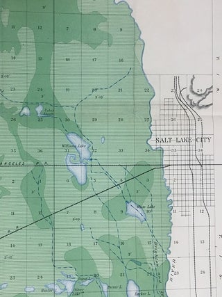 Underground Water Map - Utah - Salt Lake Sheet