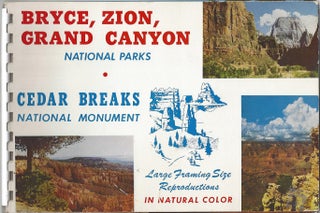 Item #1345 Bryce, Zion, Grand Canyon National Parks - Cedar Breaks National Monument. Large...