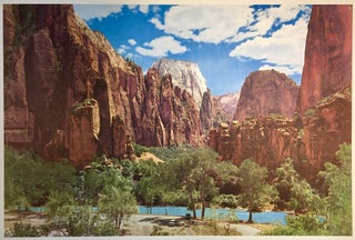 Item #1792 The Great White Throne - Zion National Park, Utah. Reached via Union Pacific Railroad....