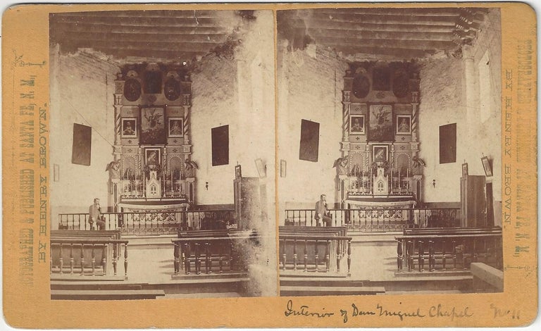 Item #1833 'Interior of San Miguel Church No. 11'. William Henry Brown.