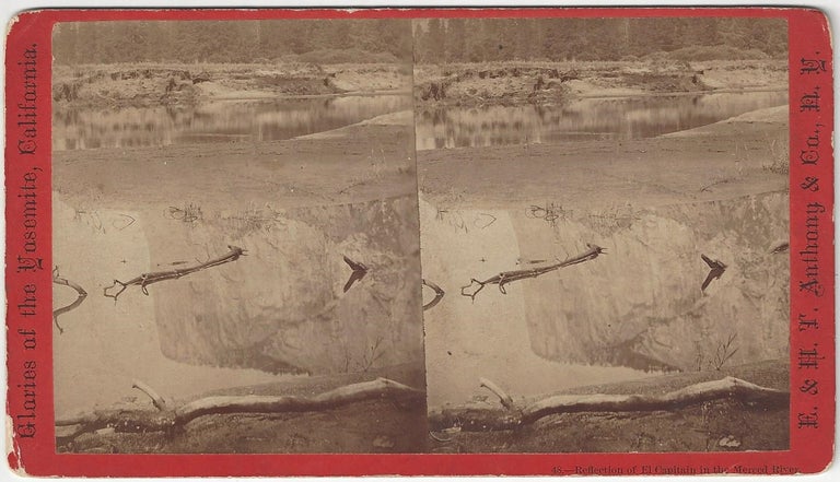 Item #1846 Reflection of El Capitan in the Merced River. Edward Anthony.