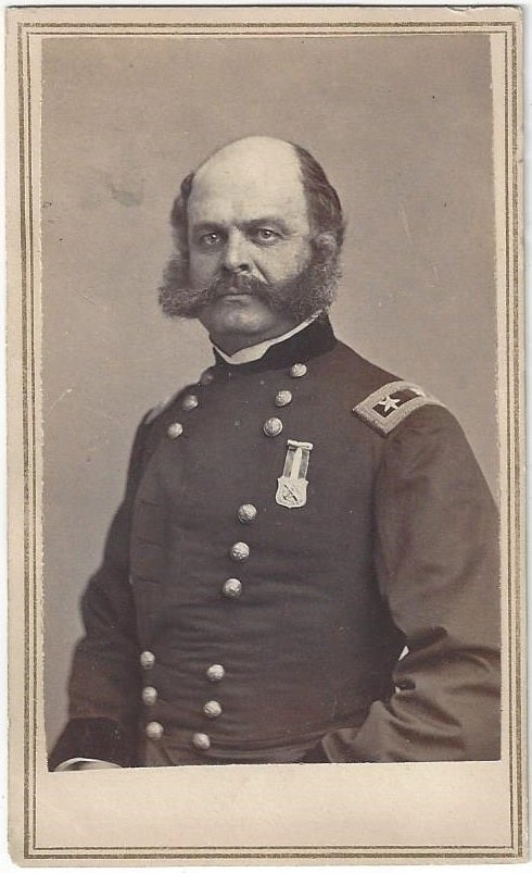 Item #1853 Ambrose Everett Burnside. Mathew B. Brady.