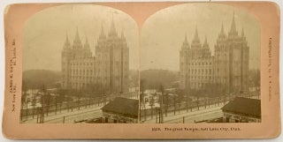 Item #1890 16116. The great Temple, Salt Lake City, Utah. Benjamin West Kilburn