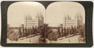 Item #1898 Mormon Temple and Tabernacle, Salt Lake City, Utah, U.S.A. Benneville Lloyd Singley