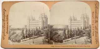 Item #1899 Mormon Temple and Tabernacle, Salt Lake City, Utah, U.S.A. Benneville Lloyd Singley