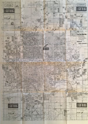 Item #190 Street Map of Phoenix, Arizona and Vicinity. Arizona