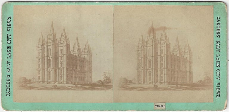 Item #1908 Salt Lake Temple. Charles William Carter.