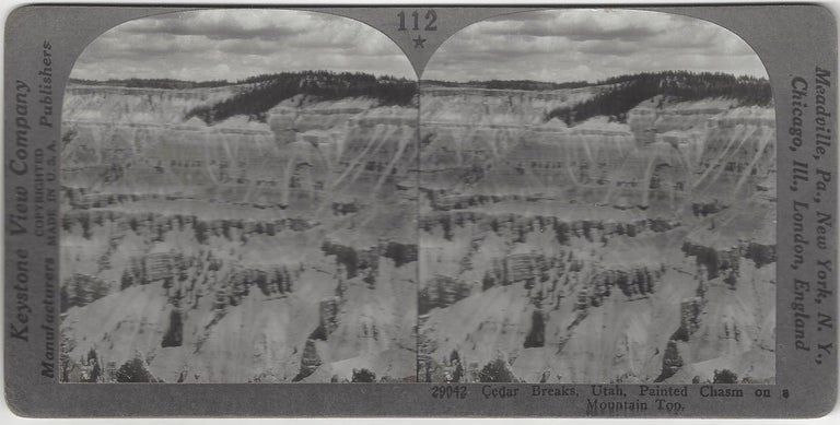 Item #1930 Cedar Breaks, Utah, Painted Chasm on a Mountain Top. Utah.