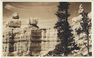 Item #2227 View from the Horse Trail - Bryce Canyon National Park [Real Photo Postcard]. Utah...
