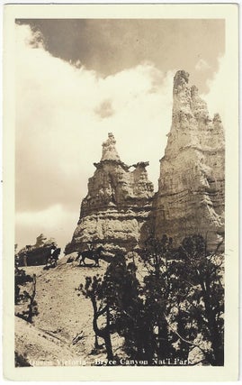 Item #2228 Queen Victoria - Bryce Canyon Nat'l Park [Real Photo Postcard]. Utah Parks Company