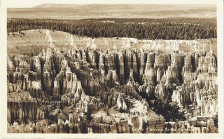 Item #2879 Bryce Canyon from Bryce Pt. [Real Photo Postcard]. Utah Parks Company