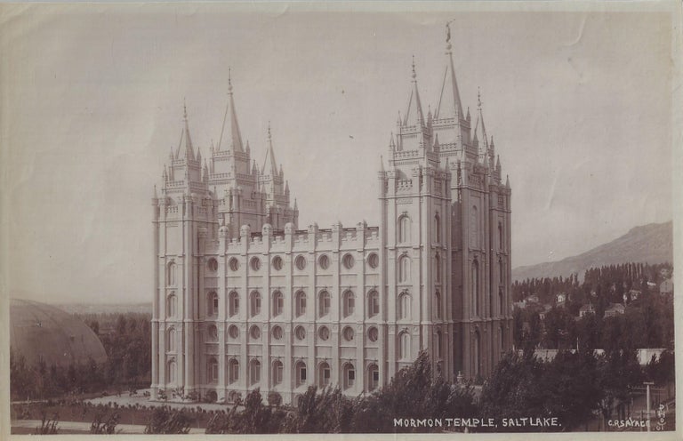 Item #2971 Mormon Temple, Salt Lake. Charles Roscoe Savage.