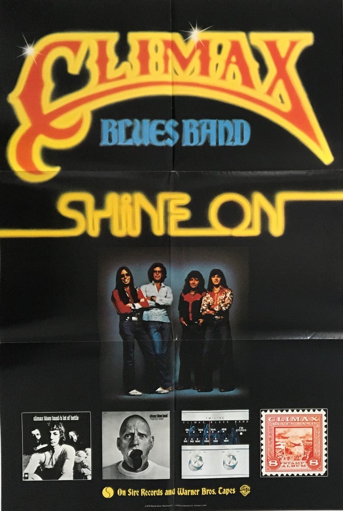 Item #3320 Shine On [Poster]. Climax Blues Band.