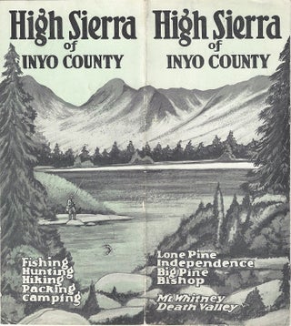 Item #3544 High Sierra of Inyo County. Ward Parcher