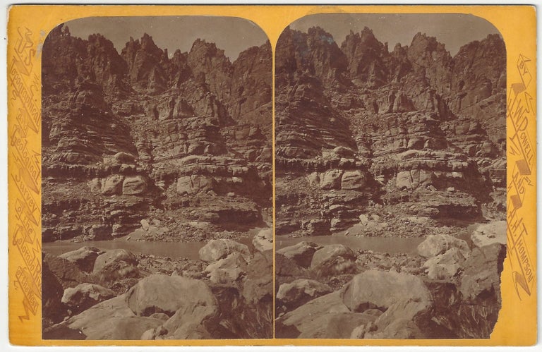 Item #3650 Crags of Mile - Crag Bend: Views on the Colorado River - Cataract Canon Series. E. O. Beaman, John Wesley Powell.