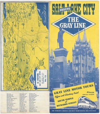 Item #3665 Seeing Salt Lake City. Gray Line Motor Tours