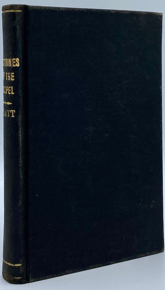 Item #3709 A Series of Pamphlets on the Doctrines of the Gospel. Orson Pratt.