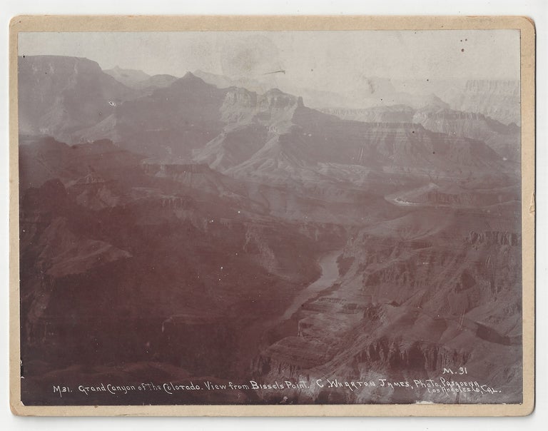 Item #4080 Grand Canyon of the Colorado. View from Bissels Point. George Wharton James.