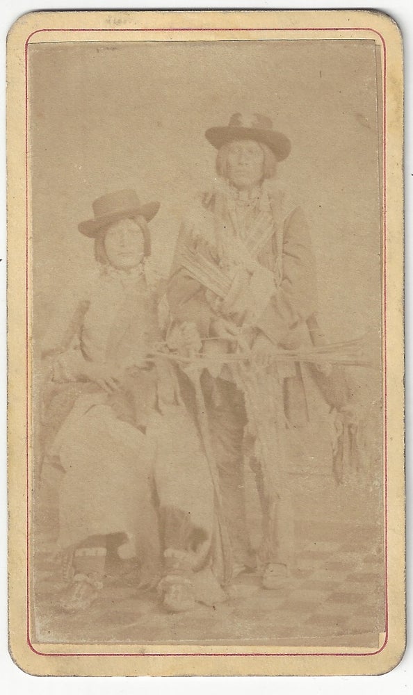 Item #4133 Unidentified Native Americans. Duhem Brothers.