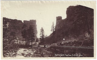 Item #4234 Castle Gate. Price Canon D+R G.R.R. Utah. Charles Roscoe Savage