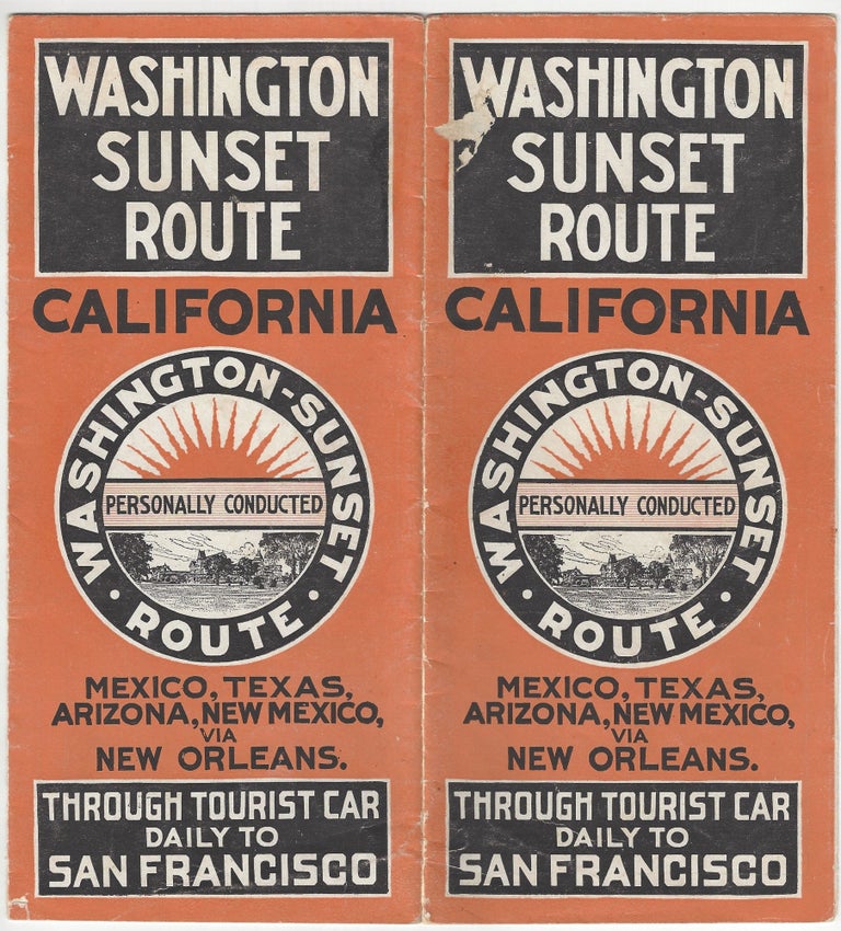 Item #4316 California. Washington Sunset Route.
