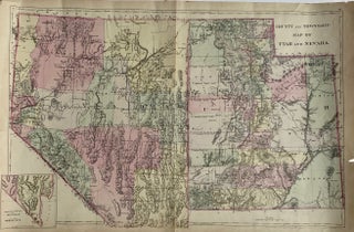 Item #4321 County and Township Map of Utah and Nevada. S. Augustus Mitchell