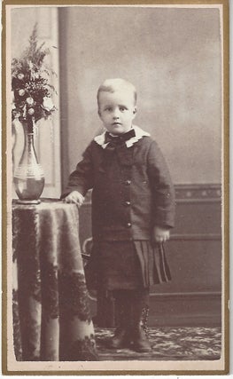 Item #4501 Unidentified boy. Alexander Fox, Charles William Symons