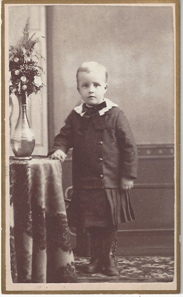 Item #4501 Unidentified boy. Alexander Fox, Charles William Symons.