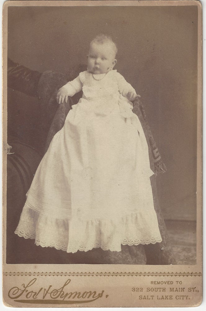Item #4508 Unidentified baby. Alexander Fox, Charles William Symons.